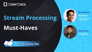 Stream Processing Must Haves [upl. by Eidnalem]