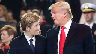 Donald Trump hints where son Barron will be attending college [upl. by Siddra]