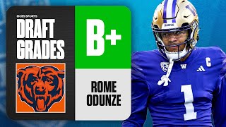 2024 NFL Draft Grades Bears select Rome Odunze No 9 overall  CBS Sports [upl. by Amalie]