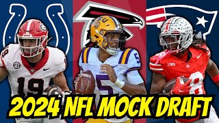 2024 NFL Mock Draft  7 FIRST ROUND WRs [upl. by Thaddaus479]