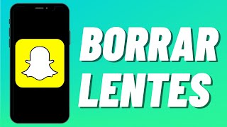 Cómo Borrar Lentes en Snapchat [upl. by Georgeanne]