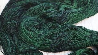 Overdyeing a Saturated Green Tonal with Navy Speckles to Cover Up Random White Patches [upl. by Anileve]