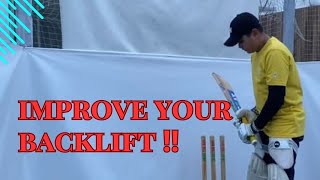 Importance Of BACKLIFT In Cricket  Learn Perfect Batting BACKLIFT  How To Take BACKLIFT In Cricket [upl. by Olwen627]