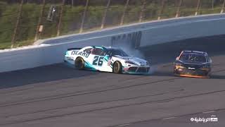 Kaz Grala Unbelievable Save  2023 NASCAR Xfinity Series at Pocono [upl. by Hull]