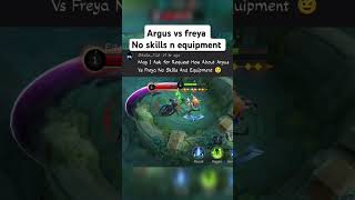 Argus vs freya level 1vs1mobilelegends mlbb moba activenow shorts shortsfeed legends global [upl. by Yrot]