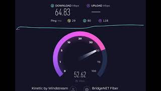 Kinetic Internet speed test [upl. by Etnovert]