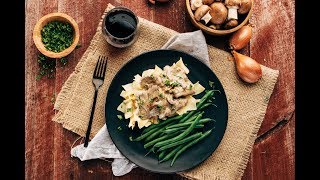 Beef Stroganoff Recipe with Yogurt Sauce [upl. by Eric97]