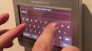 Install of Honeywell RTH9585WF Thermostat and Wifi Control [upl. by Bevash653]