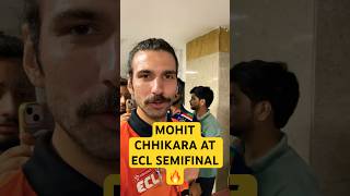 Mohit Chhikara at the semifinal of ECL  mohitchhikara ecl harshbeniwal trending elvishyadav [upl. by Tiossem]