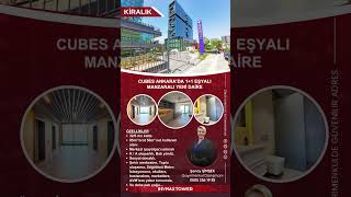 KİRALIK  CUBES ANKARA’DA 11 EŞYALI MANZARALI YENİ DAİRE cubesremax remaxcubes remaxcubesankara [upl. by Ahsiret25]