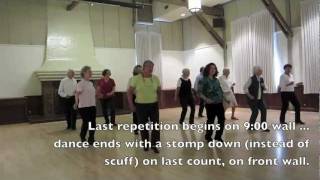 quotPrairie Strutquot Line Dance  4Wall 48Count Beginning  by Hedy McAdams  Demo amp Stepsheet [upl. by Oicelem]