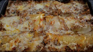 KLASYCZNA LASAGNE Z MAKARONEM BEZ BESZAMELU PROSTY PRZEPIS [upl. by Ycrem]