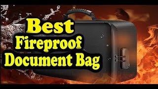 Best Fireproof Document Bag Consumer Reports [upl. by January]