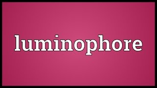 Luminophore Meaning [upl. by Ecyob]