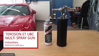 Instructions  TEROSON ET UBC MULTI SPRAY GUN [upl. by Seravart]