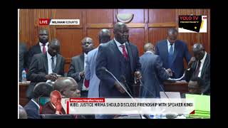 Gachagua impeachment court proceedings [upl. by Zoldi]