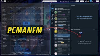 Drag amp Drog arrastrar y soltar en Hyprland con Pcmanfm [upl. by Seroled]