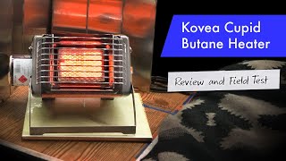 Kovea Cupid butane heater review Keep warm while winter camping in your SUV truck or minivan [upl. by Remliw]