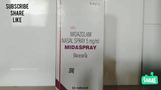 Full Hindi Midaspray nasal spray for fits seizure disorder [upl. by Annoval]