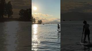 KITSILANO PADDLEBOARDING Join us for a sunset SUP at VANCOUVER’s most popular beach [upl. by Aim]