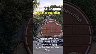 BAD DÜRKHEIM  BIGGEST BARREL IN THE WORLD  GERMANY 🇩🇪 shorts [upl. by Kohn]