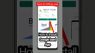 Google bard AI Chat bot app  How to install Google bard apps  Google bard for Android  install [upl. by Alahsal]