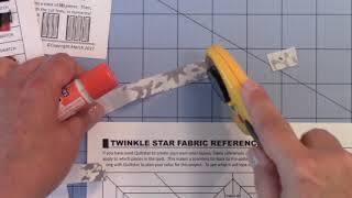 Twinkle Star Quilt Tutorial  3  Fabric Mapping Part 2 Quiltworx Pattern [upl. by Orest460]