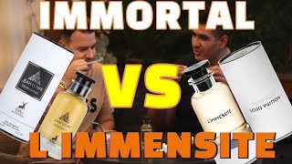 MAISON ALHAMBRA IMMORTAL VS LIMMENSITE DE LOUIS VUITTON COMPARATIVA [upl. by Nosna]