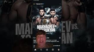 Arman Tsarukyan COULD BEAT Islam Makhachev😱 ufc mma trending shorts [upl. by Yatnoj729]