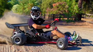 75mph Electric Go Kart ⚡️ DIY Guide  Raw Driving [upl. by Cormac475]