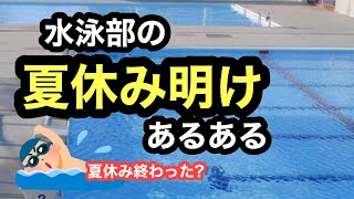 【水泳】水泳部の夏休み明けあるあるTOP５ [upl. by Ocin]