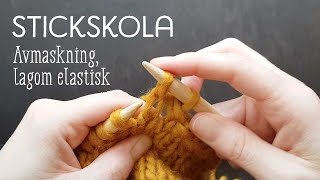 Maska av lagom elastiskt – STICKSKOLA [upl. by Sehguh972]