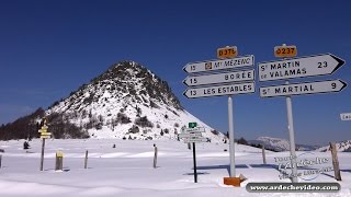 Sortie en raquettes à l’assaut du Mont Gerbier de Jonc [upl. by Coombs663]