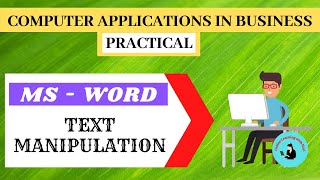 MS WORD  Text Manipulation  Basics of MS Word in Tamil [upl. by Kellia]