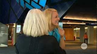 The Project 2013  Carrie Bickmore Falls Over [upl. by Warfold]