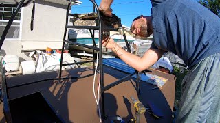 New Wiring amp Painting Storage Compartment On My Airboat [upl. by Tiena]