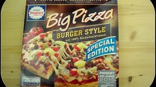 Wagner Big Pizza Burger Style getestet von WieEsWohlSchmeckt Deutsch [upl. by Buff]