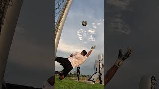 Torwarttraining Torverteidigung der ersten und zweiten Stange goalkeepertraining goalkeeper [upl. by Atnahc]