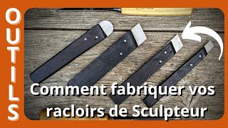 Racloir de Sculpteur comment les fabriquer [upl. by Assetniuq92]