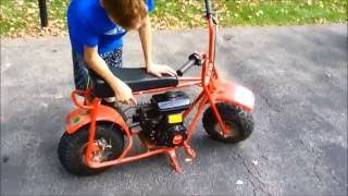 Baja Doodle bug 97cc Dirt Bike Mod 30mph TWICE THE SPEED [upl. by Aneertak]