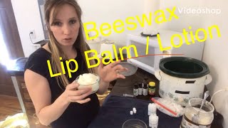 BeesWax Lip Balm Recipe ChapStick DIY Beeswax Lotion How to Beeking Backyard Bee Builder [upl. by Feola823]