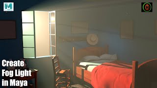 Autodesk Maya tutorial  How to Create Fog Light with Arnold render [upl. by Rim]