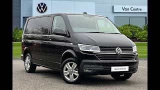 Approved Used Volkswagen Transporter Highline SWB 20TDI 204 DSG in Deep Black Pearl  KV24BUW [upl. by Levinson]