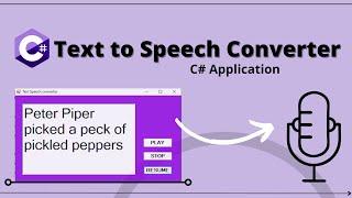 Text to Speech Converter  C Application  Program  Tagalog [upl. by Park32]