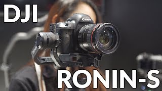 DJI RoninS Gimbal for DSLRs and Mirrorless Cameras [upl. by Ardnola179]