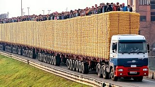 20 MOST Dangerously Overloaded Vehicles CAUGHT ON CAMERA [upl. by Reitman]