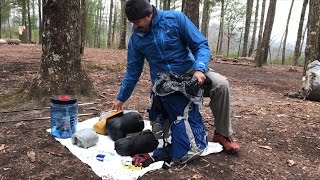 How I fit all that backpacking gear in my Osprey Exos 38 including bear canister [upl. by Sears]