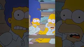 Homer drives autopilot car🤣🚗 shorts simpsons [upl. by Amor757]