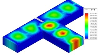 HFSS Tutorial Waveguide TJunction [upl. by Ellebasi]