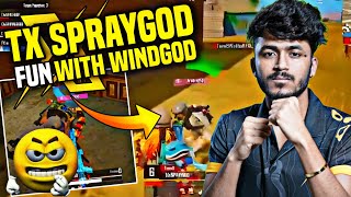 ⚡TX SPRAYGOD FINISH WINDGOD WITH PAN 💀✅ [upl. by Lamprey]